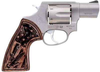 Taurus 856 .38 SPL 2" Barrel 6rd Revolver, US Flag Grips - $318.76