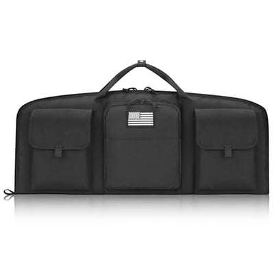 45% off CVLIFE 32" Soft Rifle Case Rifle Bag Ar Pistol Case Gun Case Gun Bag, Short Small Ar Pistol Bag Shotgun Case Lightweight with Lockable Zipper for Outdoor Hunting Shooting, Black w/code ULTIQWAI + FREE Shipping