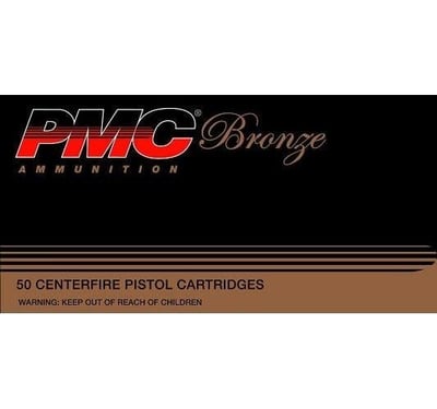 PMC Ammunition Bronze .25 ACP 50 Grain 50-Rounds FMJ - $21.19 ($9.99 S/H on Firearms / $12.99 Flat Rate S/H on ammo)