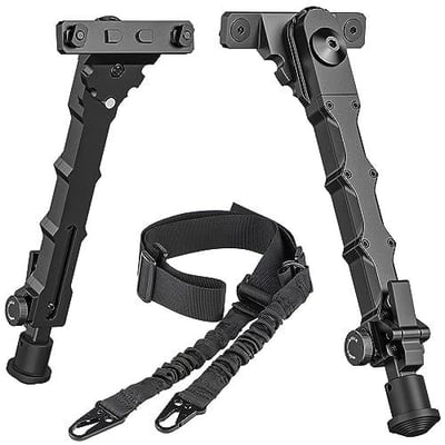 CVLIFE 7.5-9 Inches Rifle Bipod for M-Rail with Two Point Rifle Sling - $19.99 w/code "OBQ3PCTE" (Free S/H over $25)