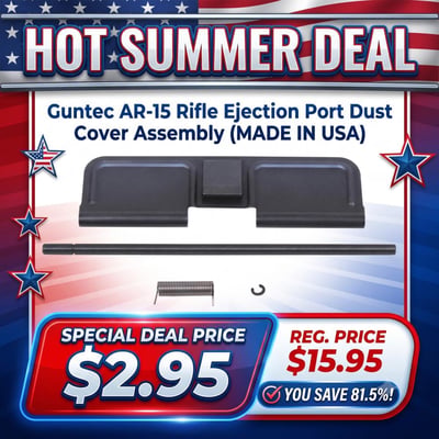 Guntec USA 223GATE AR-15 Rifle Ejection Port Dust Cover Assembly ( MADE IN USA ) - $2.95