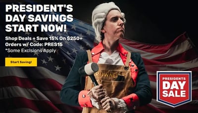 Get 15% off orders of $250+ with code PRES15 @ Brownells 