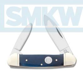 Rough Ryder Blue Smooth Bone Canoe 440A Stainless Steel Blades - $9.99 (Free S/H over $75, excl. ammo)
