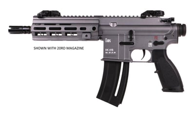 Heckler and Koch HK416 Grey .22 LR 8.5" Barrel 10-Rounds - $399.99 ($19.99 S/H on Firearms / $15.99 Flat Rate S/H on ammo)