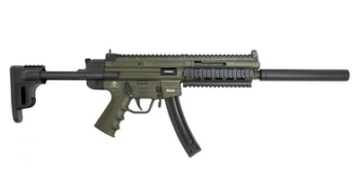 Gsg GSG-16 22LR Carbine with Faux Suppressor and OD Green Finish - $339.19