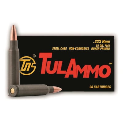 TulAmmo .223 Rem FMJ 55 Grain 20 Rounds - $6.17 (Buyer’s Club price shown - all club orders over $49 ship FREE)