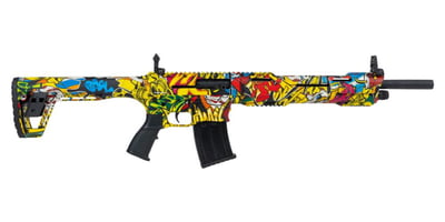 Tokarev AR Style 12 Gauge 18.5" 5rd Shotgun, Urban Camo/Graffiti - TAR12UC - $219.99 
