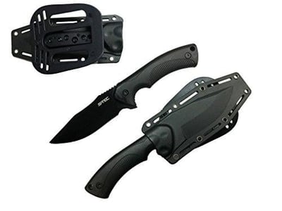 9" Full Tang Tactical Knife with ABS Plastic Sheath (Black Tactical) - $14.95 (Free S/H over $25)