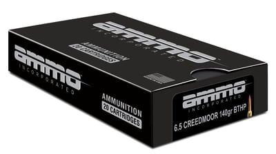 Ammo Inc 6.5 Creedmoor 140 Grain BTHP Ammo 20rds - $19.99