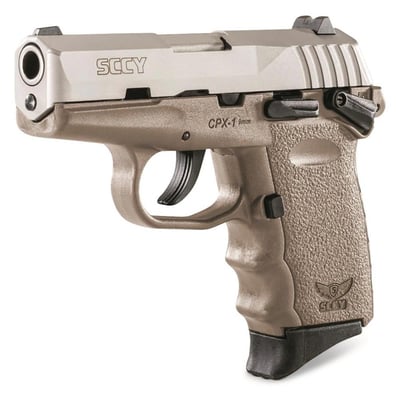 SCCY CPX-1 9mm 3.1" Barrel FDE/Stainless, 10+1 Rounds - $192.99 w/code "ULTIMATE20" (Buyer’s Club price shown - all club orders over $49 ship FREE)