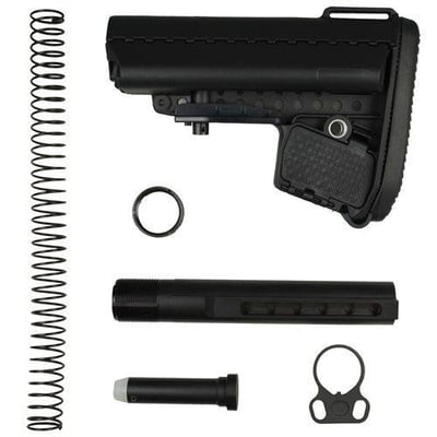 Advanced 6 Pos Collapsible Mil Spec Stock - Black - $49.99 + $6.25 shipping