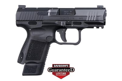 Canik Tp9 Elite Subcompact 9Mm Luger Caliber With 3.60" Barrel, 15+1 OR 12+1 Black - $341.03 