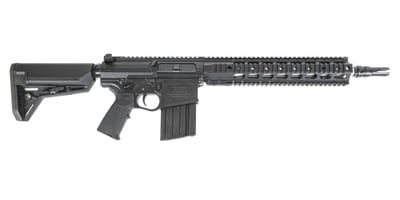 PSA Sabre AR-10 Rifle Billet 13.7" .308 Mid-Length 12.5" Quad Rail w/ Magpul SL-S Furniture & JMAC GFHCE-R Pin/Weld - $1419.99