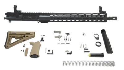 PSA 16" 5.56 NATO 1/7 Mid-Length Nitride 15" Lightweight M-Lok MOE EPT Rifle Kit, Flat Dark Earth - $459.99 + Free Shipping