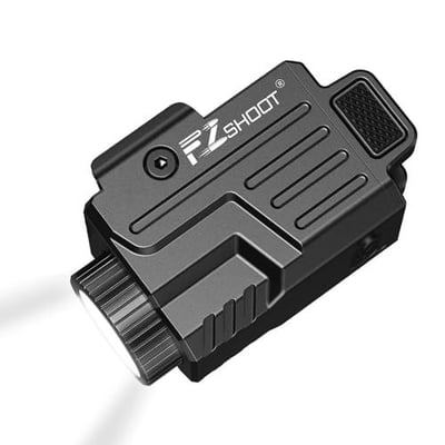 40% off 800 Lumens Pistol Flashlight Compatible with Picatinny and GL Rails, Compact Pistol Light with Slide Rail, Rechargeable Gun Light with Strobe Mode for Home Defense and Hunting w/code 9KZNUH24 + FREE Shipping