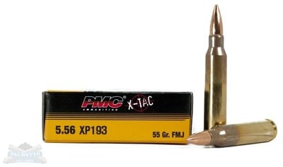 PMC X-TAC 5.56 NATO 55gr FMJ 20rds - $9.49 