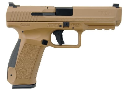 Canik TP9SA Mod 2 9mm FDE 18rd Striker Fired Polymer Frame Warren Tactical Sights - $304.99 (S/H $19.99 Firearms, $9.99 Accessories)