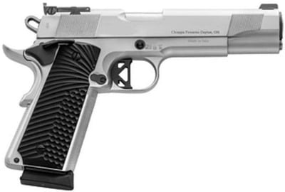 Charles Daly 1911 Empire Chrome 45 ACP 5" Barrel 8-Rounds 2 Magazines Full Size - $544.99 (Free S/H on Firearms)