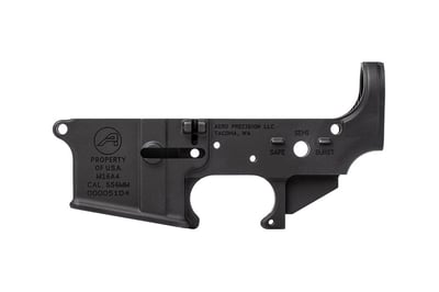 Aero Precision M16A4 Clone Stripped Lower - Anodized Black - APAR148017C - $69.95 