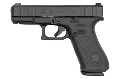 Glock 45 9mm Pistol with Front Slide Serrations and Glock Night Sights - $573.99 