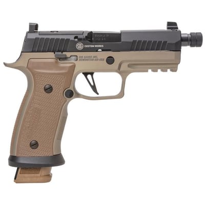 Sig Sauer P320 AXG Combat 9mm 4.7" Threaded Barrel Optics Ready with Night Sights Black/FDE - $1080 (Free S/H)