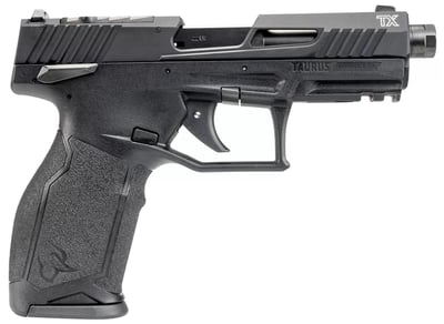 TAURUS TX22 Gen2 T.O.R.O. 22 LR 4.1" 22rd Optic Ready Pistol + Threaded Barrel Black - $289.55 (Free S/H on Firearms)