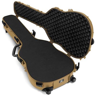 Savior Equipment Ultimate Guitar Case Tactical Rifle Carbine Shotgun Storage Hard Case Pistol Gun Transportation Carrier, Fit Up to 45" Firearm, 3 Layers of Foam Included, Lockable Design - $199.99 + FREE Shipping
