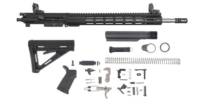 PSA 18" Rifle-Length .223 Wylde 1/7 Stainless Steel 15" Lightweight Hex M-lok MOE EPT Rifle Kit w/MBUS Sight Set - $479.99 + Free Shipping