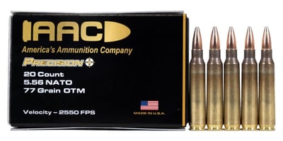 AAC 5.56 NATO Ammo 77 Grain OTM 20rds - $9.99