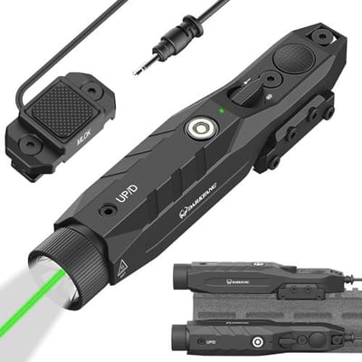 DARKFANG Mlok and Picatinny Flashlight and Laser Combo 1450 Lumen Weapon Light with Removeable Pressure Switch - $39.99 + FREE Shipping
