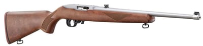 Ruger 10/22 Sporter 75th Anniversary Walnut / Stainless .22 LR 18.5" Barrel 10 Rounds - $275.73 
