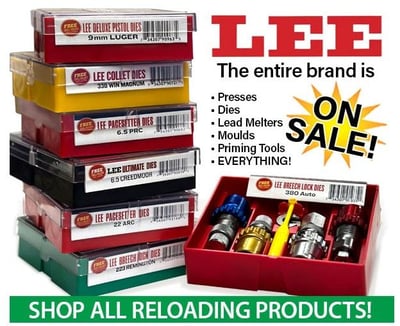 All Lee Reloading Products On SALE @ Midsouth Shooters Supply