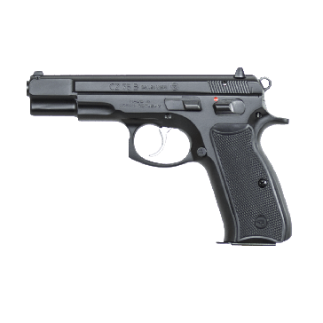 CZ 75B 9MM 4.6", Black, Old Style Grips - $581.34 