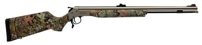 Cva Break Open Action .50 Cal W/nickel Finish/camo Stock - $209