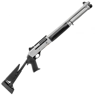 Benelli M4 Shotguns 8RD, Collapsible PG Stock, GR Sights, Titanium Cerakote LE Officer & Agency Only - $1853.10 w/code "TAKE10"