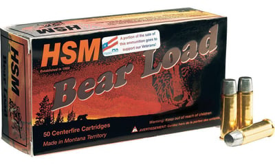 HSM HSM454C4N Bear 454 Casull WFN 325gr 50rd Box, 10 Case - FLAT RATE Shipping!! - $62.99 (Free Shipping over $50)