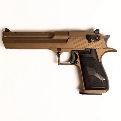 Magnum Research Desert Eagle Mkxix 44 Magnum Semi Auto 8 Rounds 6.5 Barrel Gold - USED - $1999.99  ($7.99 Shipping On Firearms)