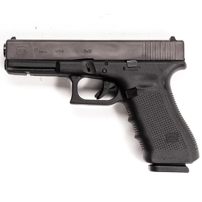 Glock G17 Gen 4 9mm Semi Auto 17 Rounds Black - USED - $559.99  ($7.99 Shipping On Firearms)