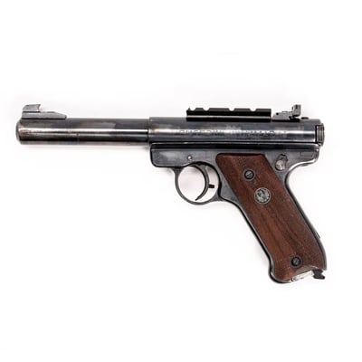 Ruger Mark I Target 22 LR Semi Auto 9 Rounds Black - USED - $422.49  ($7.99 Shipping On Firearms)