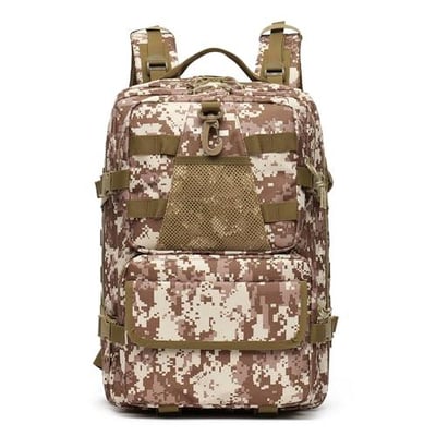 aiGear 50L Military Tactical Backpack 3 Days Assault Pack Large Day Backpack for Men Molle Army Bug Out Bag Waterproof Heavy Duty Hiking Trekking Rucksack - Khaki Camo - $19.59 + FREE Shipping