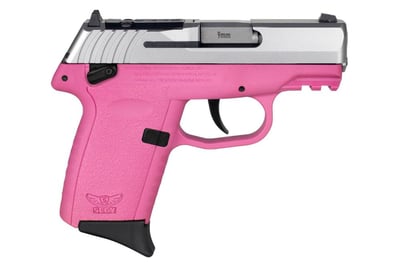 SCCY CPX-1 Gen3 9mm Optic Ready Pistol with Pink Polymer Frame and Stainless Slide - $179.99 (Free S/H on Firearms)