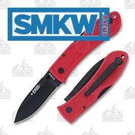 KA-BAR Dozier Folding Hunter AUS8A Stainless Steel Blade Red Zytel Handle - $16.44 (Free S/H over $75, excl. ammo)