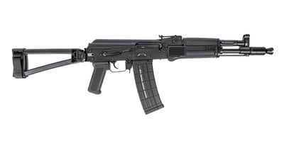 PSA AK-102 Forged Classic Triangle Side Folding Pistol with Toolcraft Trunnion, Bolt, and Carrier, Black - $999.99