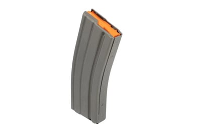 DURAMAG Aluminum 5.56 AR-15 Magazine - Gray/Orange - 30 Round - $9.99 