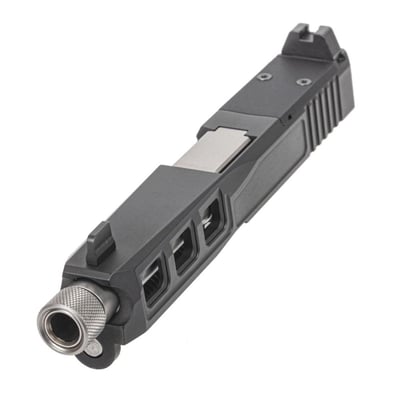 PSA Dagger Complete SW3 Doctor Cut Slide Assembly With Stainless Threaded Barrel, Black - $189.99