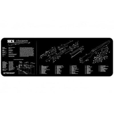 TekMat 12-Inch X 36-Inch Long Gun Cleaning Mat with SKS Imprint, Black - $18.76 shipped (Free S/H over $25)