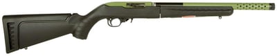 Ruger 10/22 Takedown Lite 22 LR 10+1 16.12" Black Ruger Modular Stock System Stock Green Right Hand - $435.63