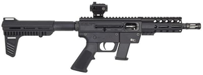Just Right Carbines Gen 3 Standard, 9mm, AR-Style, 1- 15rd Glock Pattern Magazine, Pistol w/ Red Dot - $499.99 