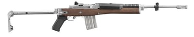 Ruger Mini-14 Tactical 5.56 NATO / 223 Rem 18.5" 20rd Semi-Auto Rifle Walnut w/ Side Folder - $1378.99 (Free S/H on Firearms)