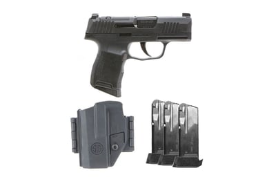 Sig Sauer 9mm P365 Optic Ready TACPAC w/ 3 Mags & Holster - $459.95 